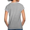 Spreadshirt Mornings Suck Vampire Women's Loose Fit T-Shirt, M, Heather Gray view 2