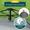 Colapz Camping Shower Tent and Pop Up Toilet Tents - Provides Additional Storage and Privacy as a Portable Shelter and Outdoor Changing Room view 4