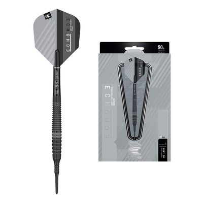Target Darts Phil Taylor Power 9-Five Gen 7 18G 95% Tungsten Swiss Point Steel Tip Darts Set Black and Grey 210064