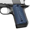 Guuun Kimb Micro Carry 9 9mm Grips G10 Grips, Sunburst Tactical Texture, Blue view 1