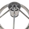 Pactrade Marine Destroyer 11" S.S Steering Wheel Control Knob Black Cap 5 Spoke view 4