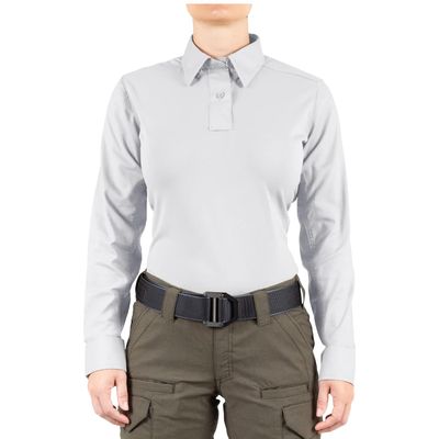 First Tactical Women's V2 Pro Performance Long Sleeve Shirt, White, Medium