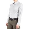 First Tactical Women's V2 Pro Performance Long Sleeve Shirt, White, Medium view 2
