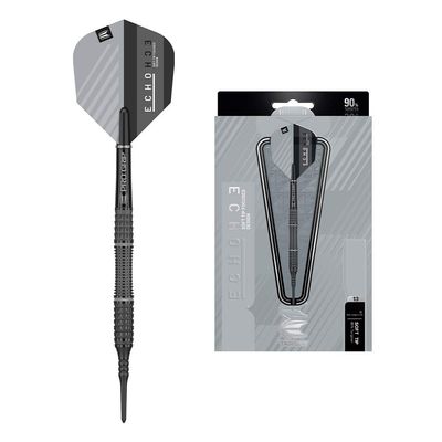 Target Darts Echo 90% Tungsten Soft Tip Darts Set, Barrel 13 20G, Pixel Tip, Professional Dart Accessories, Electronic Soft Tip Dart Set