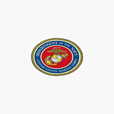 decals United States Marine Corps Emblem Sticker - Custom Maroon Rectangular Letter Print Vinyl Sheet Sticker Decal for Multi-Surface