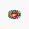 decals United States Marine Corps Emblem Sticker - Custom Maroon Rectangular Letter Print Vinyl Sheet Sticker Decal for Multi-Surface view 1