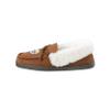 FOCO Pittsburgh Steelers NFL Womens Tan Moccasin Slippers - XL (11-12), team logo view 2