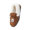 FOCO Pittsburgh Steelers NFL Womens Tan Moccasin Slippers - XL (11-12), team logo view 3