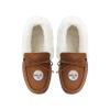 FOCO Pittsburgh Steelers NFL Womens Tan Moccasin Slippers - XL (11-12), team logo view 4