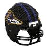 FOCO Baltimore Ravens NFL 3D BRXLZ Puzzle Replica Helmet Set, One Size view 1