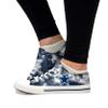 FOCO Dallas Cowboys NFL Womens Low Top Tie Dye Canvas Shoes - 7 view 2