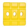 GRS CRIC_3 Heavy Plastic Cricket Stumps Set - 3 Stumps + 2 Bails + 1 Stand (Yellow)(Plastic Wicket Set) view 4