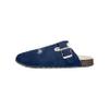 FOCO Seattle Seahawks NFL Womens Faux Fur Buckle Clog Slippers - M (7-8), team color view 4