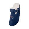 FOCO New England Patriots NFL Womens Faux Fur Buckle Clog Slippers - XL (11-12), team color view 3