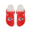 FOCO Kansas City Chiefs NFL Womens Faux Fur Buckle Clog Slippers - XL (11-12), team color view 2