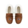 FOCO Baltimore Ravens NFL Womens Tan Moccasin Slippers - L (9-10), team logo view 4