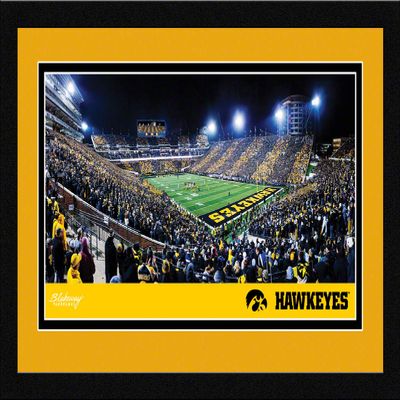 Iowa Football - 20 3/8 x 12 3/8-inch Framed Picture with Mat