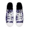 FOCO Baltimore Ravens NFL Womens Low Top Tie Dye Canvas Shoes - 6 view 4