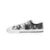 FOCO Las Vegas Raiders NFL Womens Low Top Tie Dye Canvas Shoes - 6 view 2