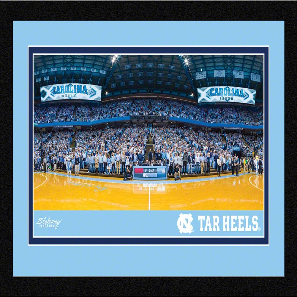 Blakeway North Carolina Basketball - 20.375 x 12.375-inch Framed Picture with Mat