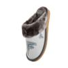 FOCO Atlanta Falcons NFL Womens Glitter Open Back faux fur Moccasin - S (5-6), team logo view 3