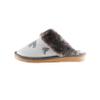 FOCO Atlanta Falcons NFL Womens Glitter Open Back faux fur Moccasin - S (5-6), team logo view 4