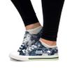 FOCO Seattle Seahawks NFL Womens Low Top Tie Dye Canvas Shoes - 8 view 2