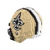 FOCO New Orleans Saints NFL 3D BRXLZ Puzzle Replica Helmet Set, one size view 4