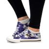 FOCO Baltimore Ravens NFL Womens Low Top Tie Dye Canvas Shoes - 8 view 2