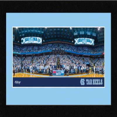 Blakeway Worldwide Panoramas, Inc. North Carolina Basketball - 16.625 x 8.125-inch Framed Picture