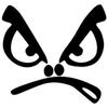 Bad Boy Face - Pack of 4 - StickerVinyl Waterproof Sticker Decal Car Laptop Wall Window Bumper Sticker view 1