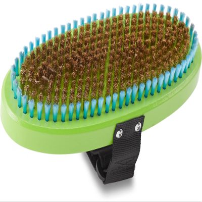 Dakine Premium Oval Brass Brush - Green, One Size