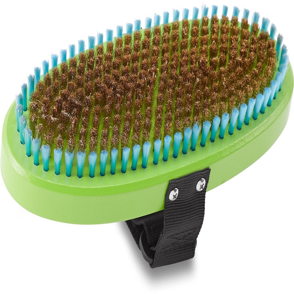 Dakine Premium Oval Brass Brush - Green, One Size