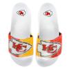 FOCO Kansas City Chiefs NFL Womens Big Logo Rhinestone Slide - L view 2