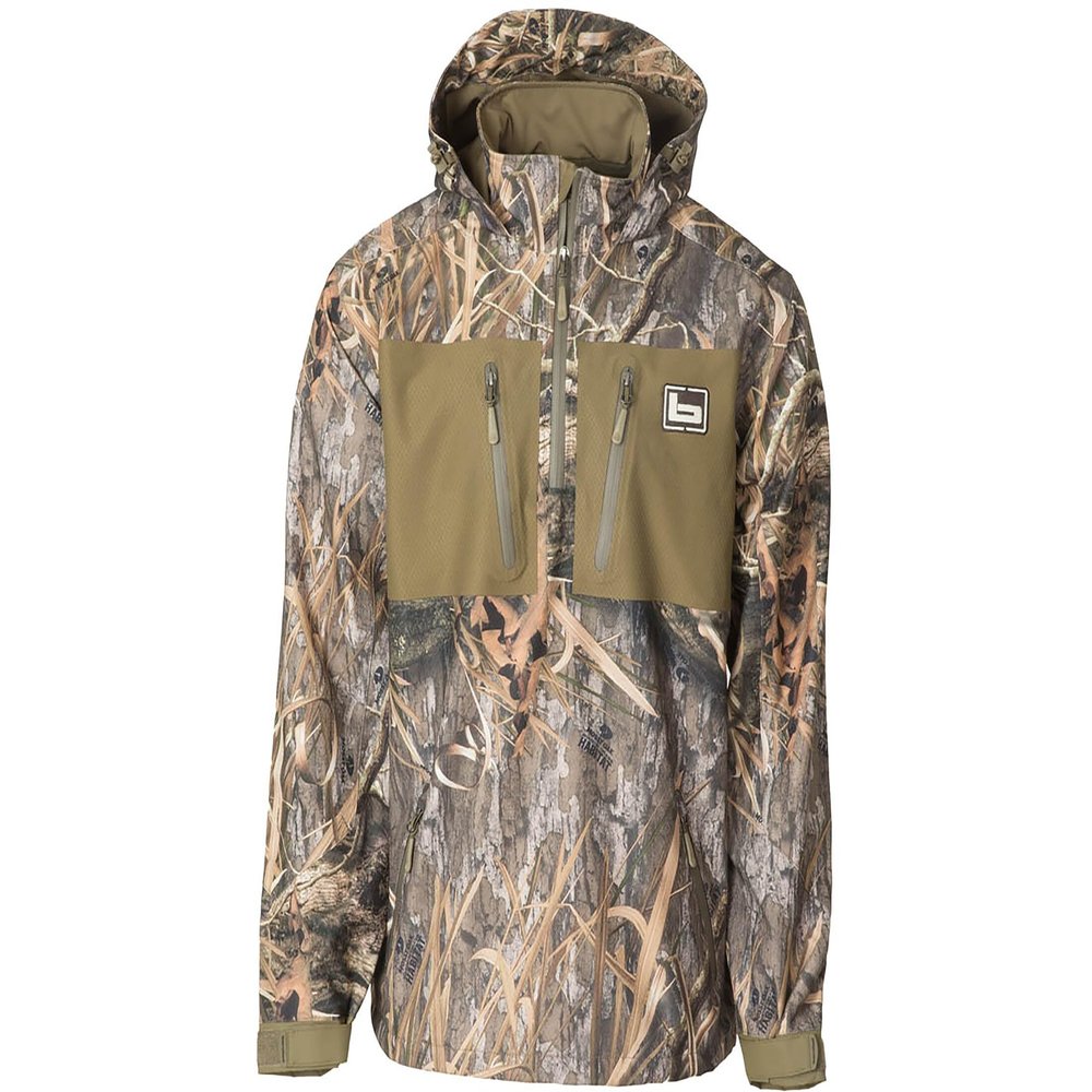 1/4 Zip Waterproof Hooded Pullover - Shadow Grass Habitat - 2XL