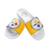 FOCO Pittsburgh Steelers NFL Womens Big Logo Rhinestone Slide - L view 1
