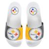 FOCO Pittsburgh Steelers NFL Womens Big Logo Rhinestone Slide - L view 2