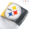 FOCO Pittsburgh Steelers NFL Womens Big Logo Rhinestone Slide - L view 3