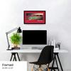 Georgia Football - 20.375 x 12.3/8-inch Framed Picture with Mat view 2