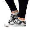 FOCO Philadelphia Eagles NFL Womens Low Top Tie Dye Canvas Shoes - 8 view 2