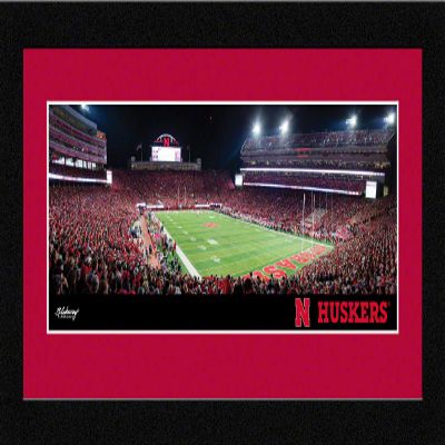 Nebraska Football - 16.625 x 8.125-inch Framed Picture