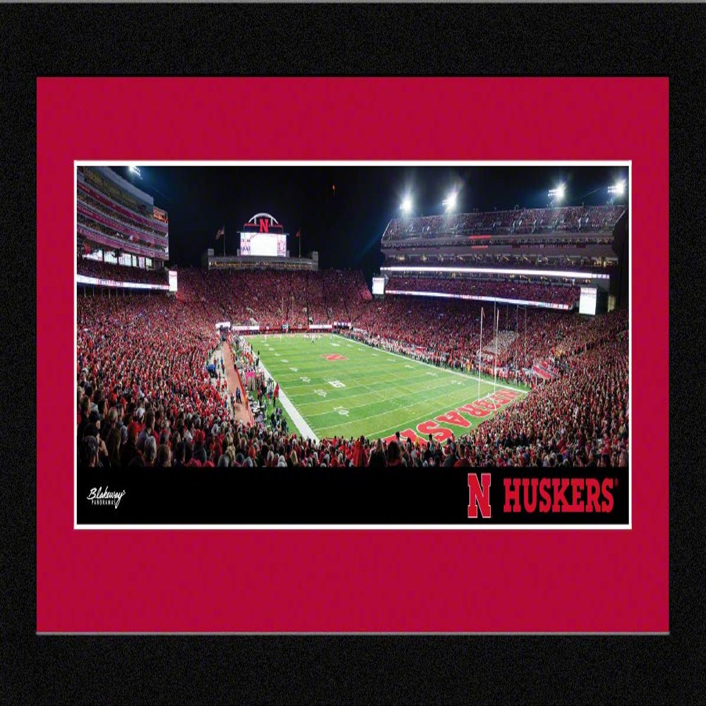 Nebraska Football - 16.625 x 8.125-inch Framed Picture
