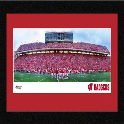 Wisconsin Football - 16.625 x 8.125-inch Framed Picture