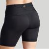 Tommie Copper Women's Pro-Grade Lower Back Support Shorts - Breathable Compression Support for Low Back Muscle - Black - Medium view 3