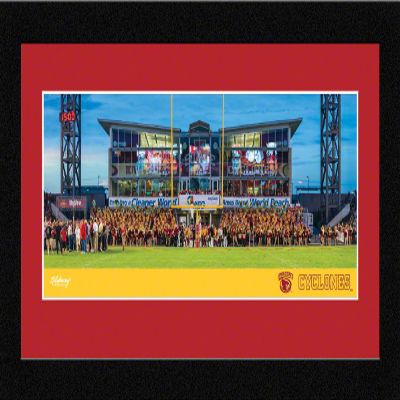 Iowa State Football - 16.625 x 8.125-inch Framed Picture