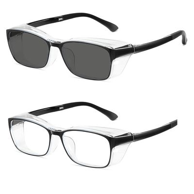 Bifocal Reading Glasses, Transition Photochromic Dark Grey Sunglasses, Oval Frame, Computer Reading Glasses, Anti Glare (black, 2.75)