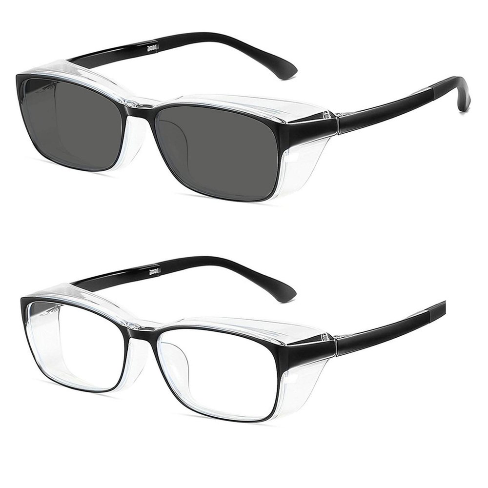 Bifocal Reading Glasses, Transition Photochromic Dark Grey Sunglasses, Oval Frame, Computer Reading Glasses, Anti Glare (black, 2.75)