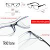Bifocal Reading Glasses, Transition Photochromic Dark Grey Sunglasses, Oval Frame, Computer Reading Glasses, Anti Glare (black, 2.75) view 4