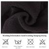 Zsedrut Fleece Warm Kids Scarf Thick Velvet Boys Girls Round Scarves Toddler Kids Winter Neck Warmer (Black-1Pcs) view 4