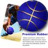 Senston 27.5''/29.5'' Outdoor Basketball Excellent Elasticity/Grip Rubber Basketballs with Pump, Durable Size 5/7 Men Basketball (Blue/Gold, 29.5''(Size 7)) view 4
